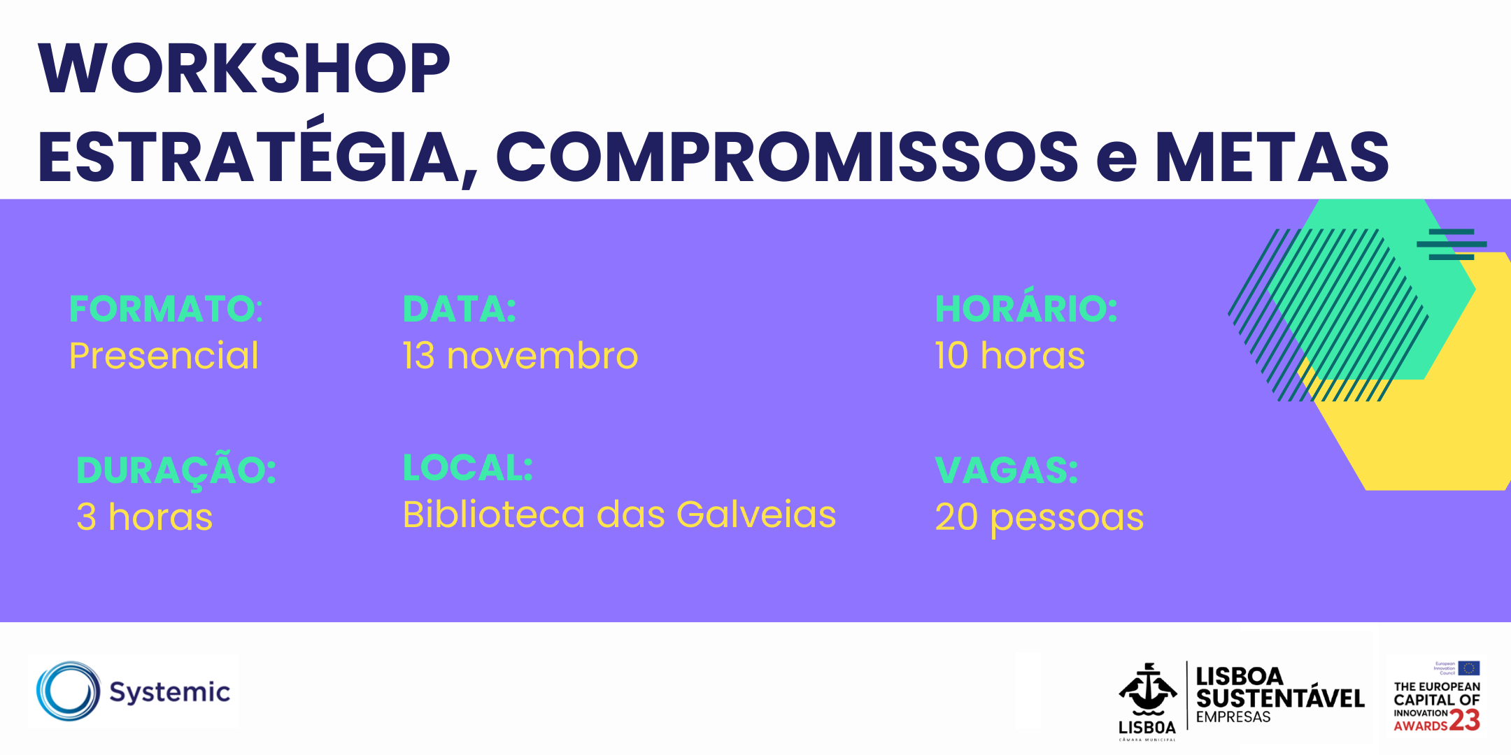 Workshop: Estratégia, Compromisso e Metas