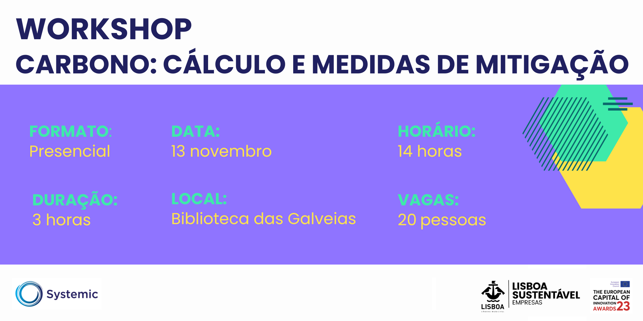 Workshop | Carbono: Cálculo e Medidas de Mitigação